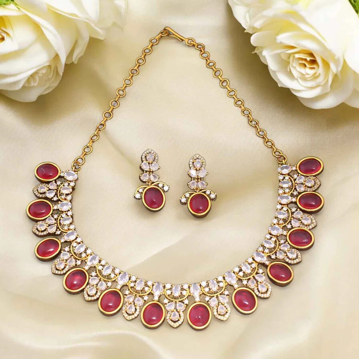 Rani Rajasi Victorian Jewellery Set - New Arrival