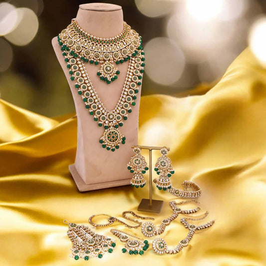 Emerald Cristina Bridal Jewellery Set