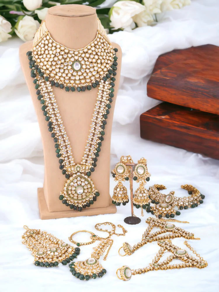 Emerald Hamsika Bridal Jewellery Set