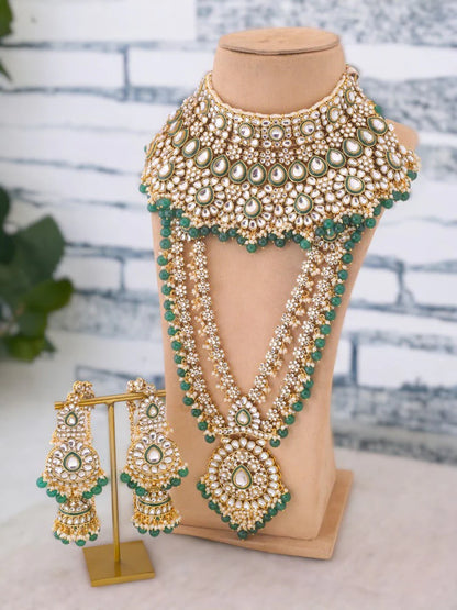 Emerald Janani Bridal Jewellery Set