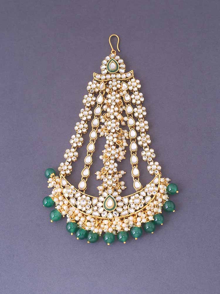 Emerald Janani Bridal Jewellery Set