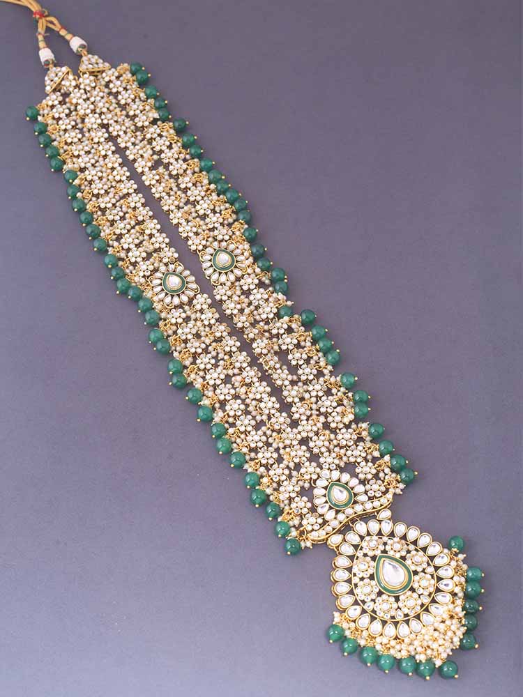 Emerald Janani Bridal Jewellery Set