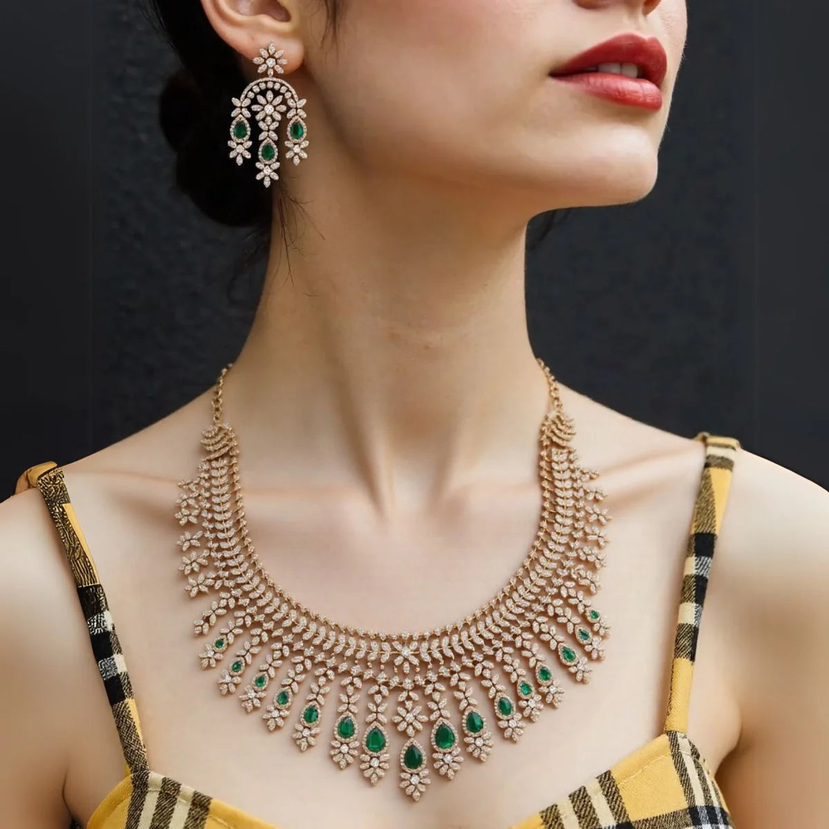 Emerald Presley Victorian Jewellery Set - New Arrival