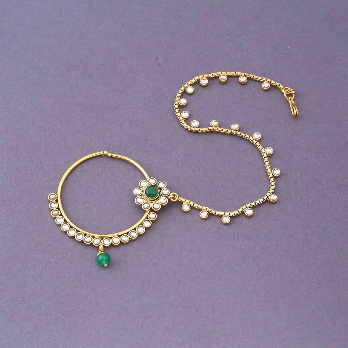 Emerald Shreyani Bridal Jewellery Set