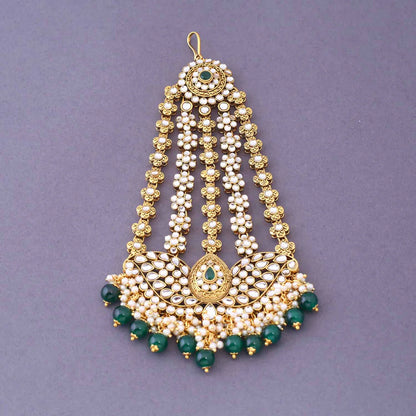 Emerald Shreyani Bridal Jewellery Set