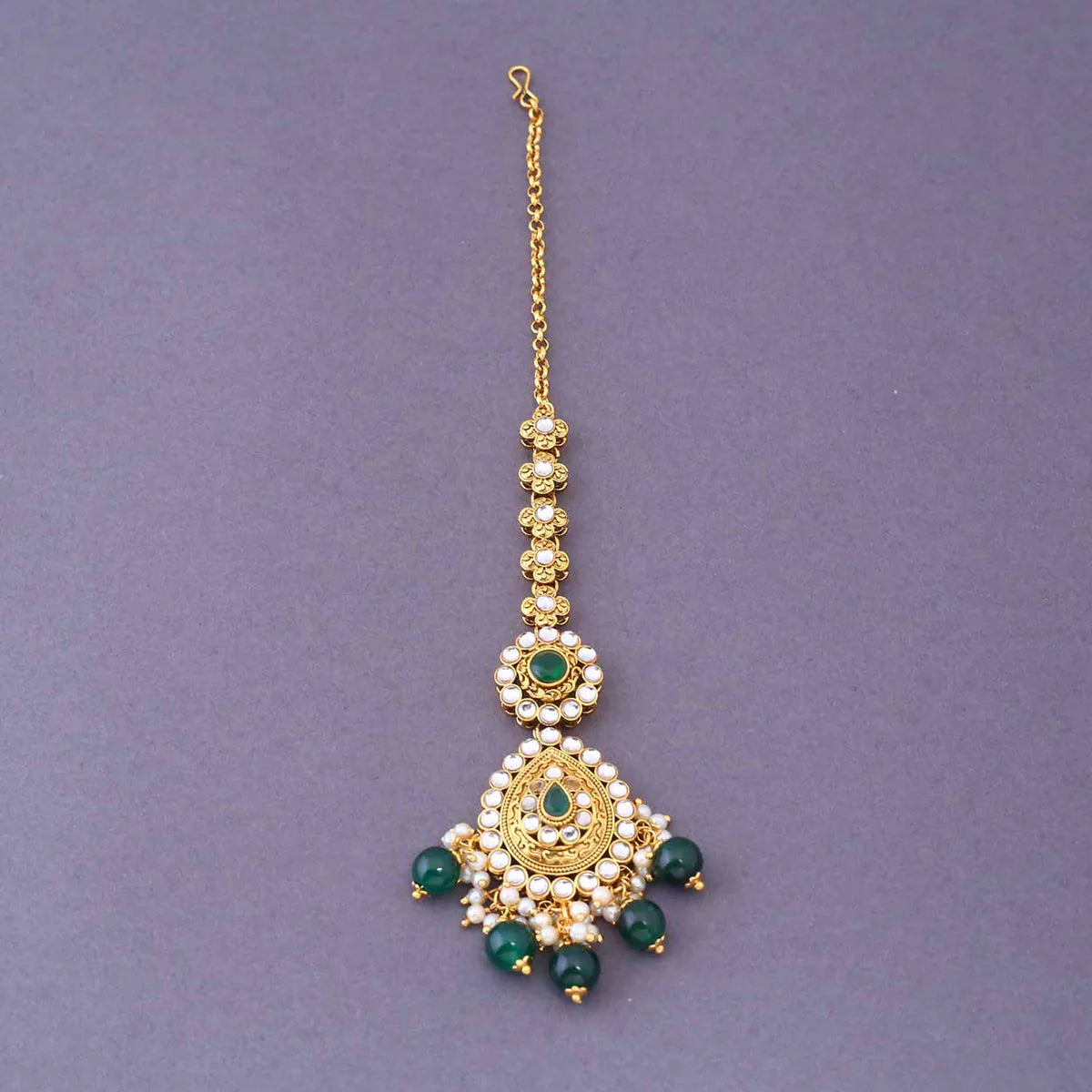 Emerald Shreyani Bridal Jewellery Set