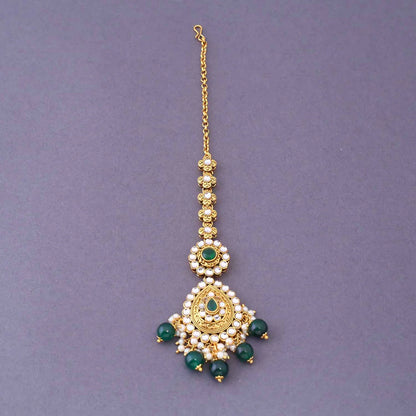 Emerald Shreyani Bridal Jewellery Set