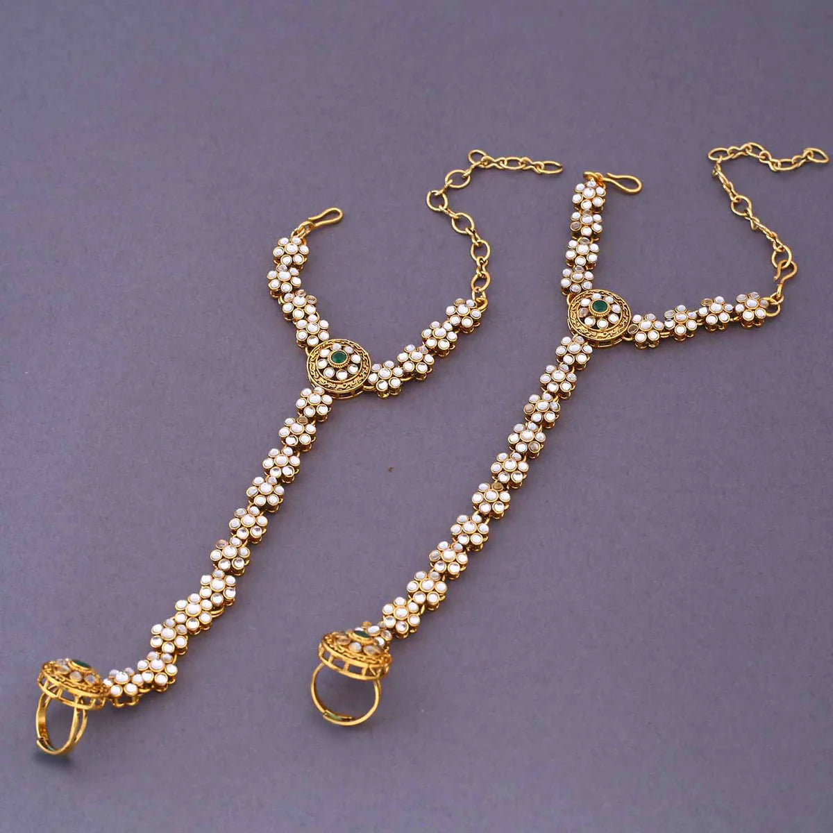 Emerald Shreyani Bridal Jewellery Set