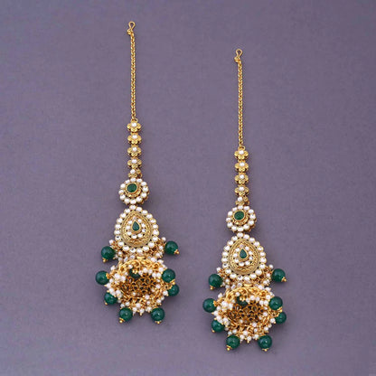 Emerald Shreyani Bridal Jewellery Set