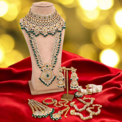 Emerald Shreyani Bridal Jewellery Set