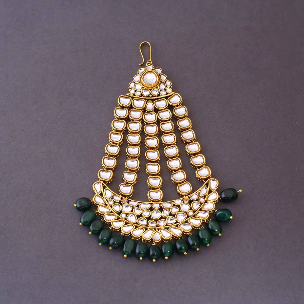 Emerald Vishalakshi Bridal Jewellery Set