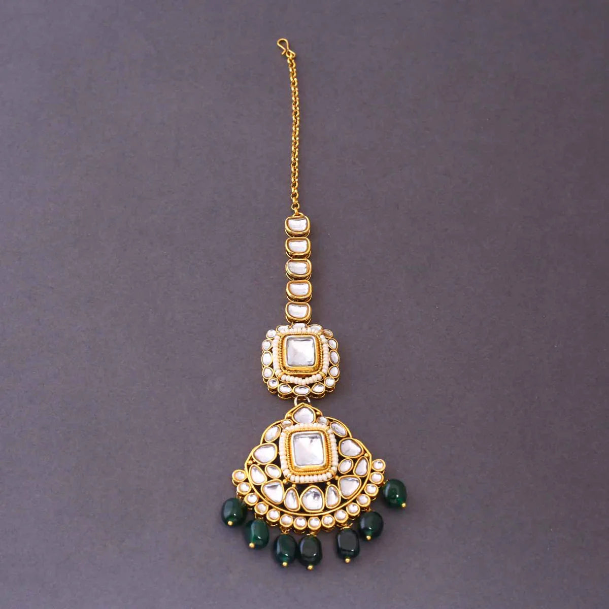 Emerald Vishalakshi Bridal Jewellery Set