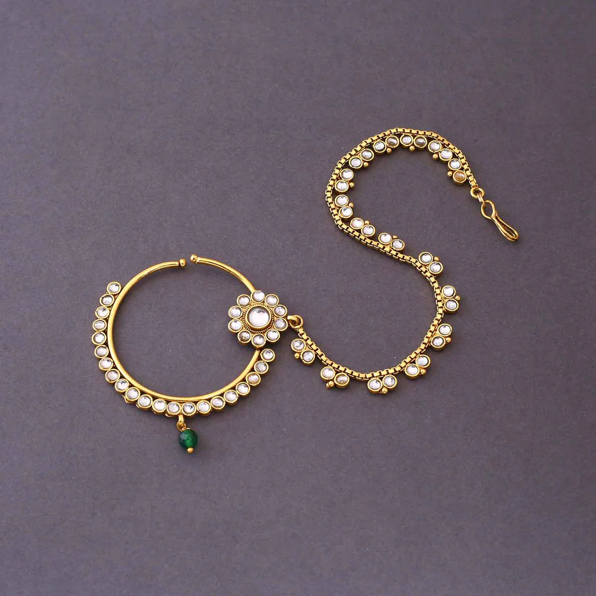 Emerald Vishalakshi Bridal Jewellery Set