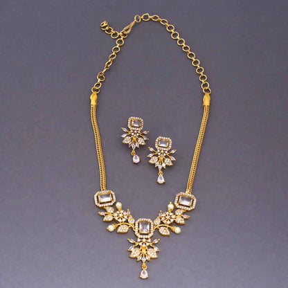 Golden Ayana Victorian Jewellery Set - New Arrival
