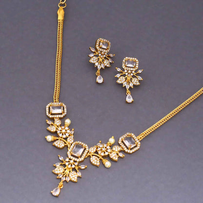 Golden Ayana Victorian Jewellery Set - New Arrival
