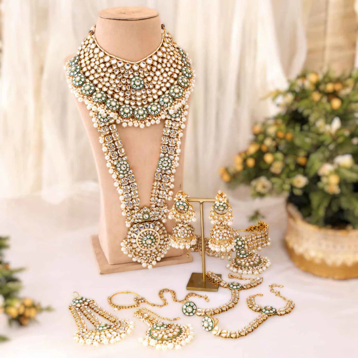 Ivory Mriyani Bridal Jewellery Set