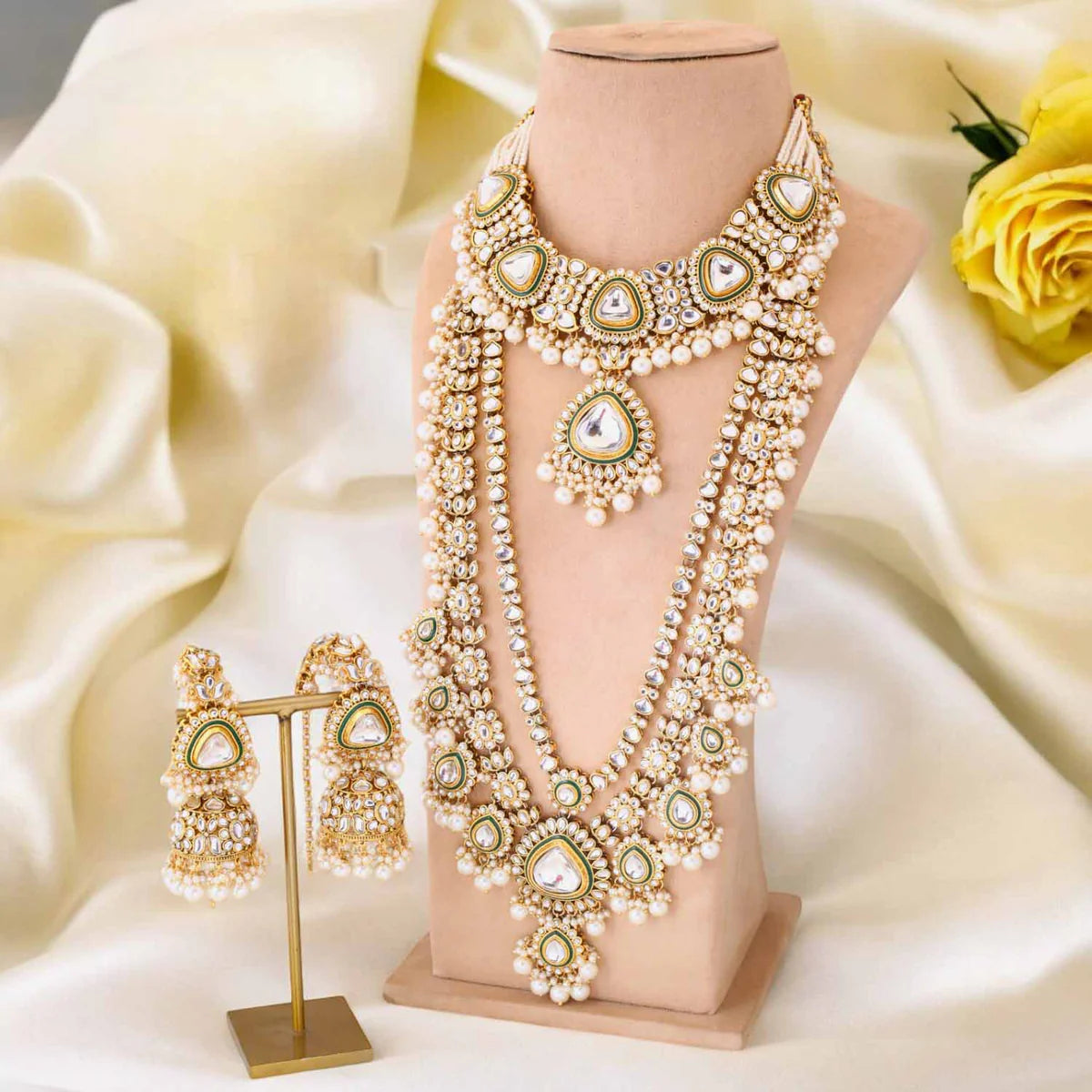 Ivory Narmida Bridal Jewellery Set