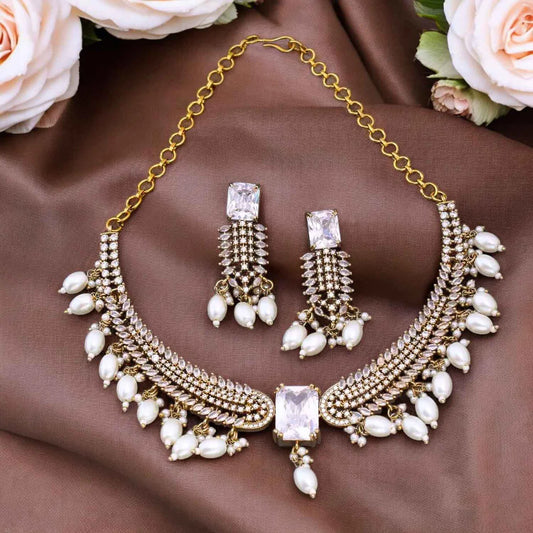 Ivory Oorja Hasli Victorian Jewellery Set - New Arrival