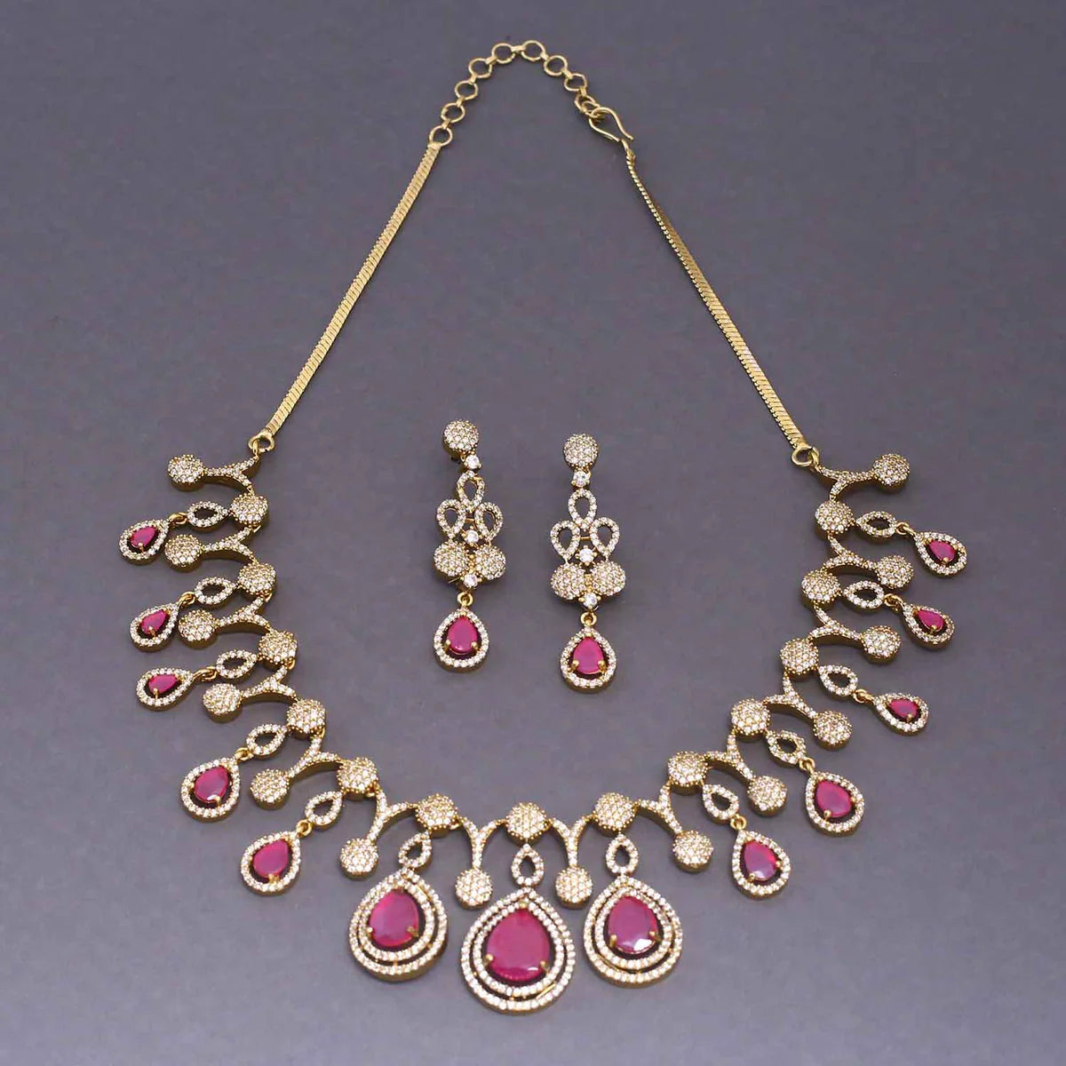 Rani Lavya Victorian Jewellery Set - New Arrival