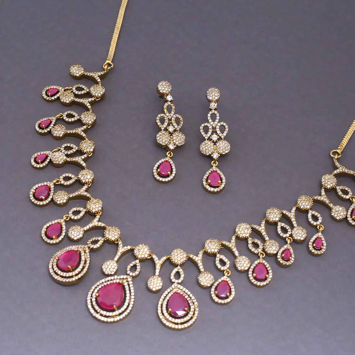 Rani Lavya Victorian Jewellery Set - New Arrival