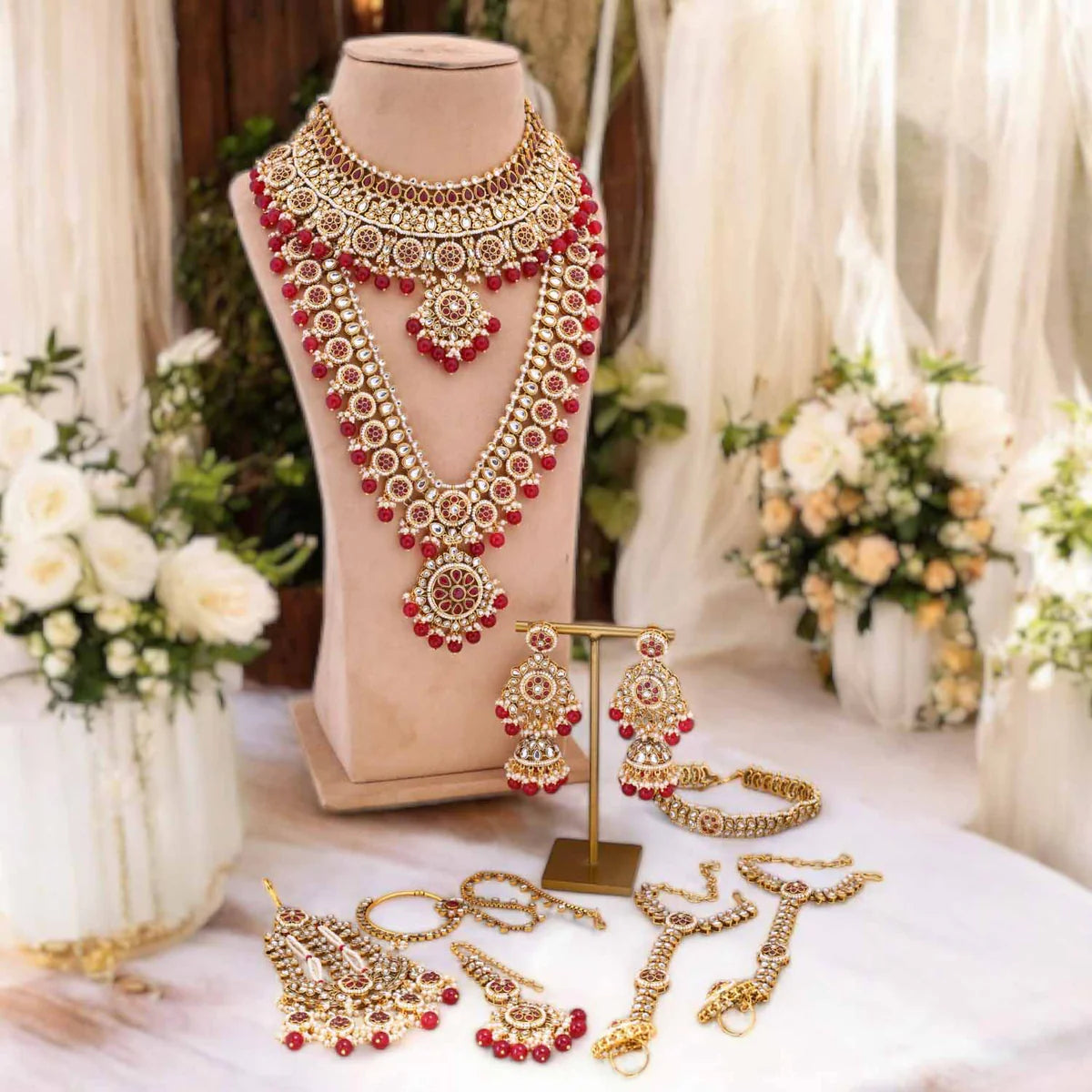 Ruby Cristina Bridal Jewellery Set